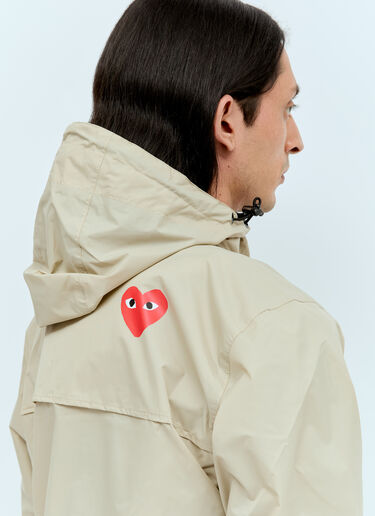 Comme Des Garçons PLAY x K-WAY 防风夹克  米色 cpl0356014