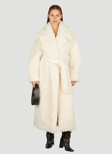 Belted Maxi Coat Coperni Belted Maxi Coat Beige cpn0253002
