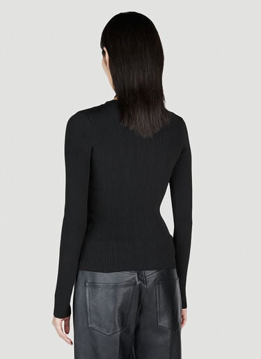 Cut-Out Knit Sweater Coperni Cut-Out Knit Sweater Black cpn0253009