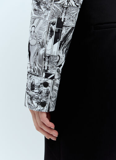 クロップド グラフィックシャツ Coperni クロップド グラフィックシャツ ブラック cpn0255005