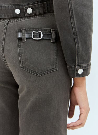 Wide Leg Jeans Coperni Wide Leg Jeans Grey cpn0257004