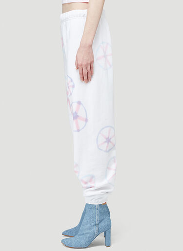 Collina Strada Flower Track Pants White cst0244007