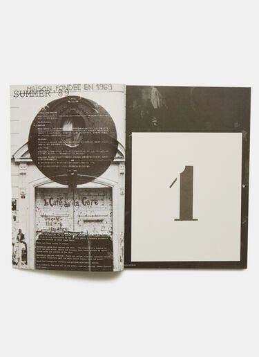 Books Street Special 1 + 2 - Maison Martin Margiela Black dbr0590015