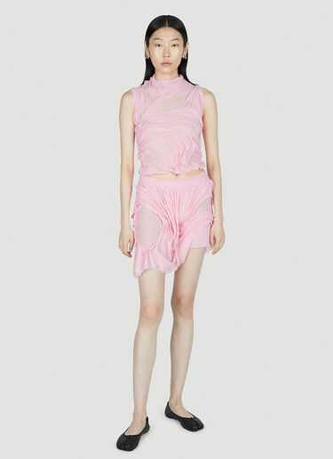 Wet Look Top DI PETSA Wet Look Top Pink dip0252004