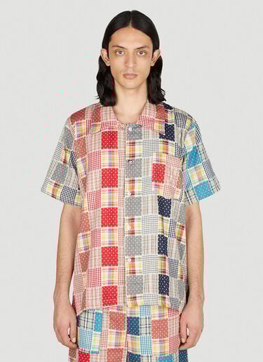 Patchwork Check Shirt (Di)vision Patchwork Check Shirt Red div0151004