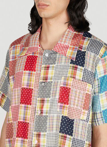 Patchwork Check Shirt (Di)vision Patchwork Check Shirt Red div0151004