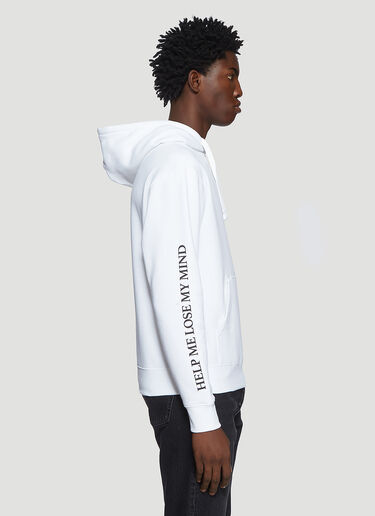 Darkoveli 딥 후드 스웻셔츠 White dko0136004