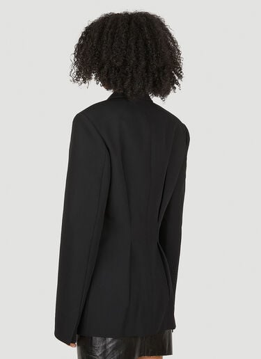 褶裥长款西装外套 Dion Lee 褶裥长款西装外套 黑色 dle0249010