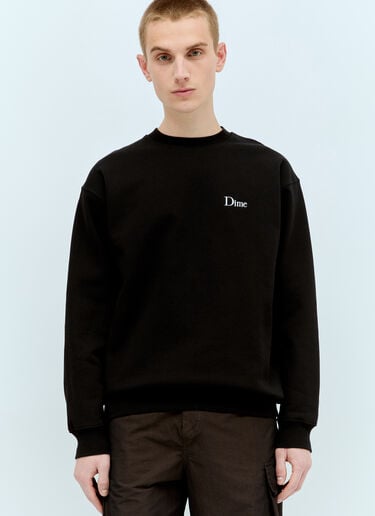 Classic Small Logo Hooded Sweatshirt Dime Classic Small Logo Hooded Sweatshirt Black dmt0154007