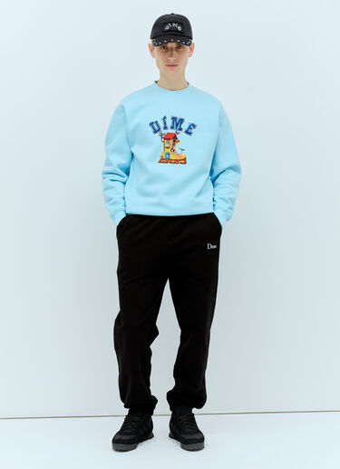 House Crewneck Sweatshirt Dime House Crewneck Sweatshirt Blue dmt0154009