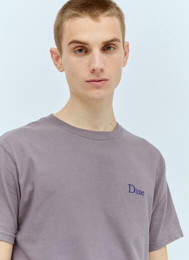 Dime 클래식 스몰 로고 티셔츠 퍼플 dmt0154011