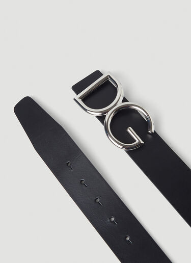 Logo Plaque Belt Dolce & Gabbana Logo Plaque Belt Black dol0145021