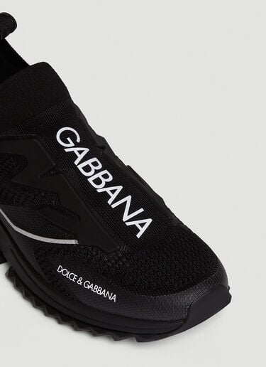 Dolce & Gabbana Sorrento Stretch Mesh Sneakers Black dol0147040