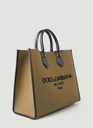 엠브로이더드 로고 토트백 Dolce & Gabbana 엠브로이더드 로고 토트백 그린 dol0147048