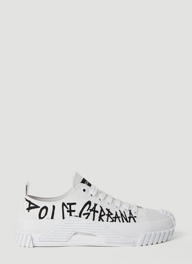 Dolce & Gabbana NS1 로고 프린트 스니커즈 화이트 dol0150013