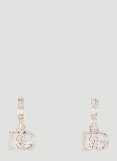 Spike Logo Plaque Earrings Dolce & Gabbana Spike Logo Plaque Earrings Silver dol0150020