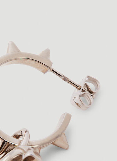 Spike Logo Plaque Earrings Dolce & Gabbana Spike Logo Plaque Earrings Silver dol0150020