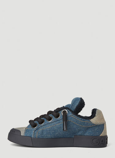 贴饰牛仔运动鞋 Dolce & Gabbana 贴饰牛仔运动鞋 蓝色 dol0152012