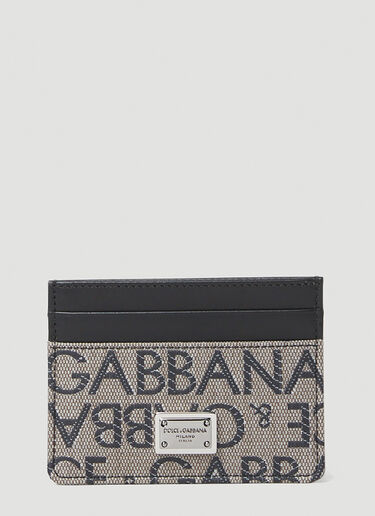 자카드 로고 카드홀더 Dolce & Gabbana 자카드 로고 카드홀더 블랙 dol0152016