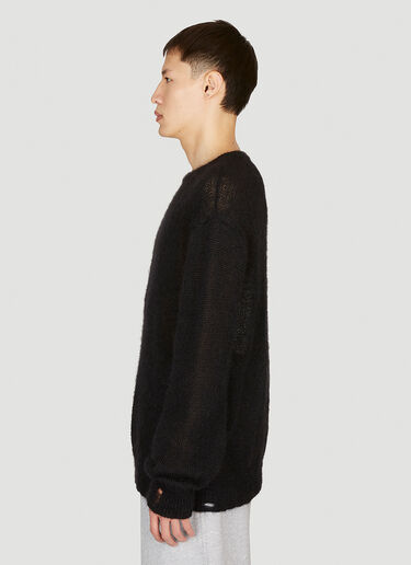 Wool-Blend Knit Sweater Dolce & Gabbana Wool-Blend Knit Sweater Black dol0154007