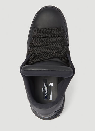 Nappa Leather Mega Skate Sneakers Dolce & Gabbana Nappa Leather Mega Skate Sneakers Black dol0154009