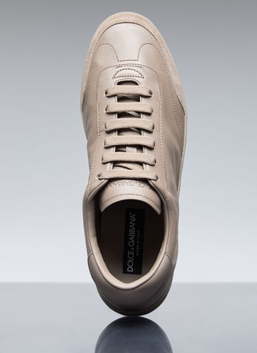 Saint Tropez Leather Sneakers Dolce & Gabbana Saint Tropez Leather Sneakers Beige dol0156013