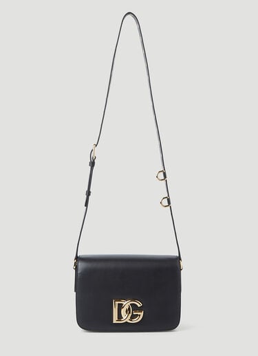 로고 플라크 숄더 백 Dolce & Gabbana 로고 플라크 숄더 백 블랙 dol0246066