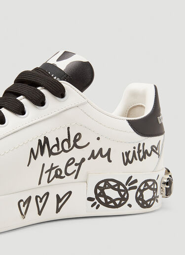 Portofino Zebra Sneakers Dolce & Gabbana Portofino Zebra Sneakers White dol0249073