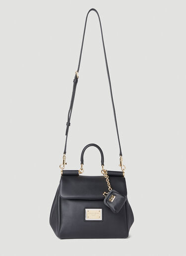 Dolce & Gabbana Sicily 小号手提包 黑色 dol0251045