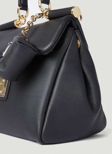 Dolce & Gabbana Sicily 小号手提包 黑色 dol0251045