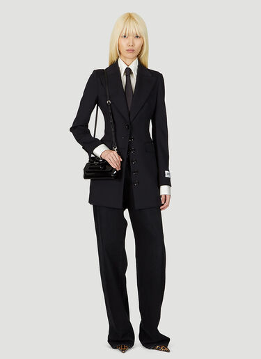 Dolce & Gabbana 单排扣精裁西装外套 黑色 dol0252011