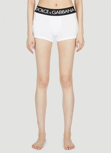 Dolce & Gabbana Logo Boxer Briefs White dol0252019