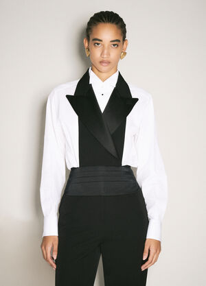 Dolce & Gabbana Double-Breasted Satin Vest Black dol0258022