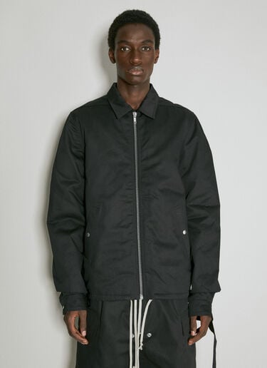 Rick Owens DRKSHDW 斜纹夹克 黑色 drk0154008