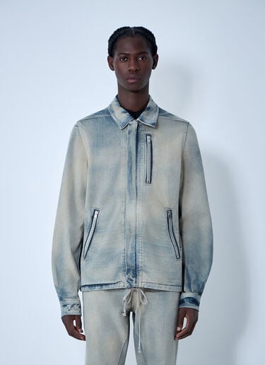 Rick Owens DRKSHDW Denim Jacket White drk0162001