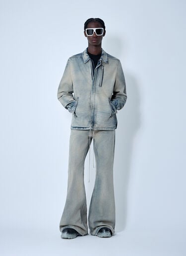 Rick Owens DRKSHDW Denim Jacket White drk0162001