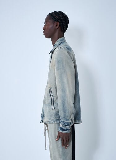 Rick Owens DRKSHDW Denim Jacket White drk0162001