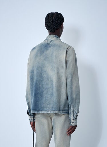 Rick Owens DRKSHDW Denim Jacket White drk0162001