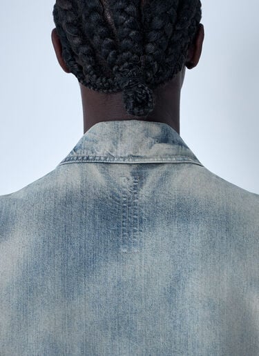 Rick Owens DRKSHDW Denim Jacket White drk0162001
