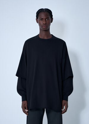Rick Owens DRKSHDW Tommy Hustler Sweat T-Shirt Black drk0162009