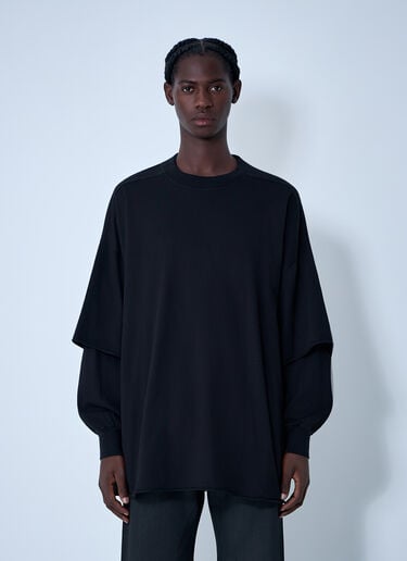 Rick Owens DRKSHDW Tommy Hustler Sweat T-Shirt Black drk0162009
