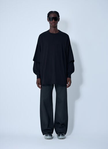 Rick Owens DRKSHDW Tommy Hustler Sweat T-Shirt Black drk0162009