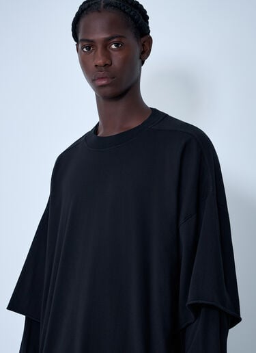 Rick Owens DRKSHDW Tommy Hustler Sweat T-Shirt Black drk0162009