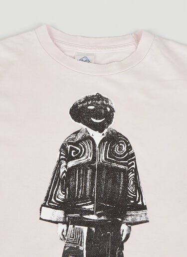 グラフィックプリントTシャツ DRx FARMAxY FOR LN-CC グラフィックプリントTシャツ ピンク drx0349004