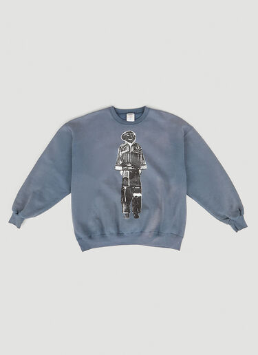 Graphic Print Sweatshirt DRx FARMAxY FOR LN-CC Graphic Print Sweatshirt Blue drx0349010