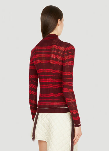 Striped Knitted Sweater Durazzi Milano Striped Knitted Sweater Red drz0250012