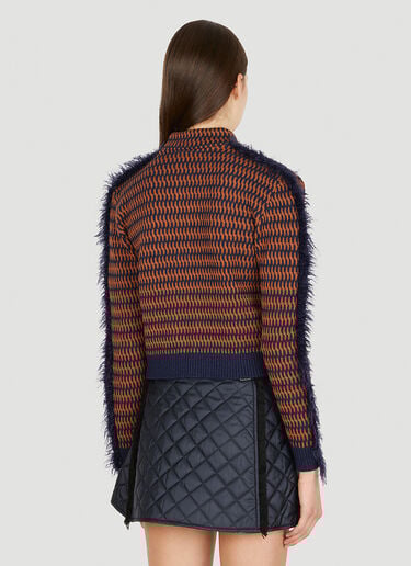 Knitted Bomber Jacket Durazzi Milano Knitted Bomber Jacket Brown drz0250016