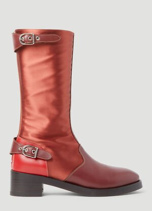 Durazzi Milano Buckle Boots Red drz0252017