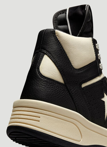 Rick Owens DRKSHDW X Converse TURBOWPN High Top Sneakers Black dsc0350003