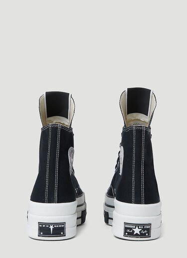 Chunky Sole High Top Sneakers Rick Owens DRKSHDW x Converse Chunky Sole High Top Sneakers Black dsc0354002